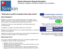 Tablet Screenshot of mediation.simkin.co.uk